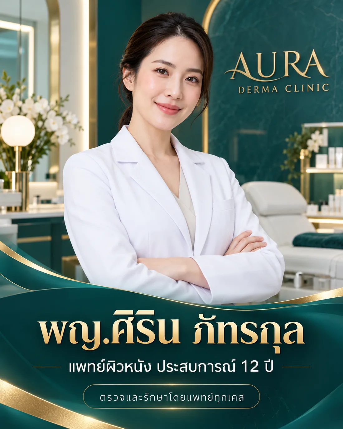 พญ.ศิริน ภัทรกุล แพทย์ผิวหนัง ประสบการณ์ 12 ปี
